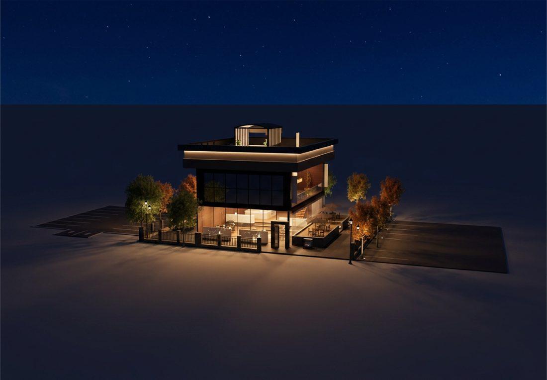 Coffee Shop + Bookstore, Commercial Concept