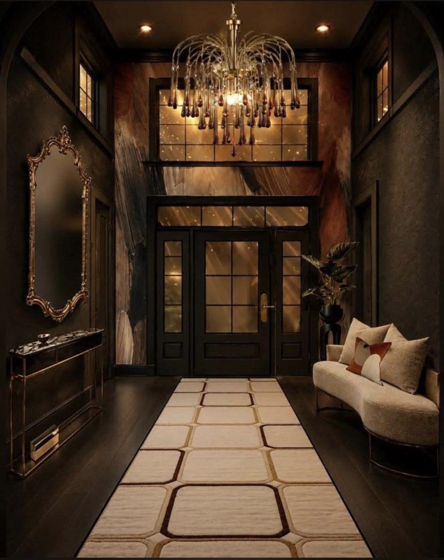 Moody Foyer, Residential Interior