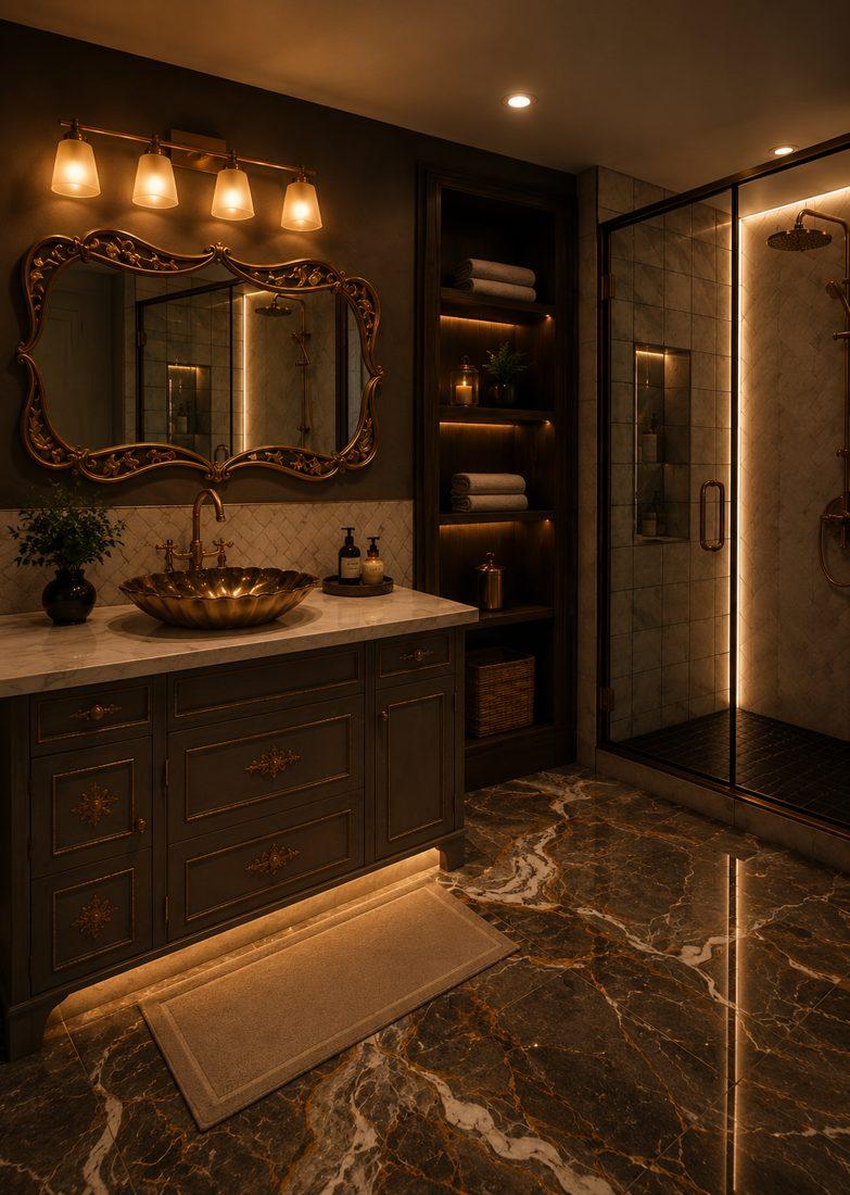 Traditional Spa-Like Luxury Bathroom, detail view